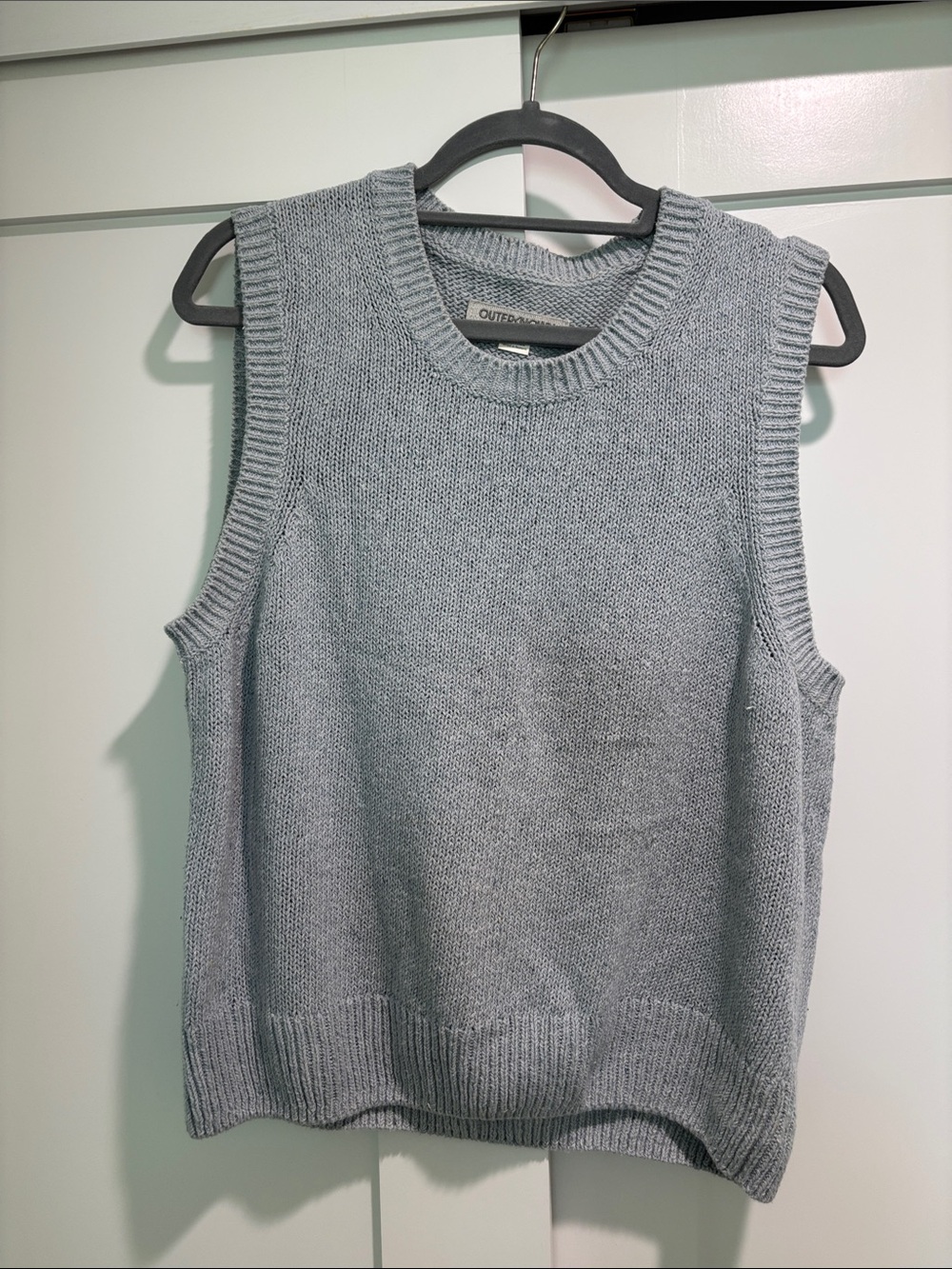 Outerknown Crescent Knit Tank Harbor Color Size M